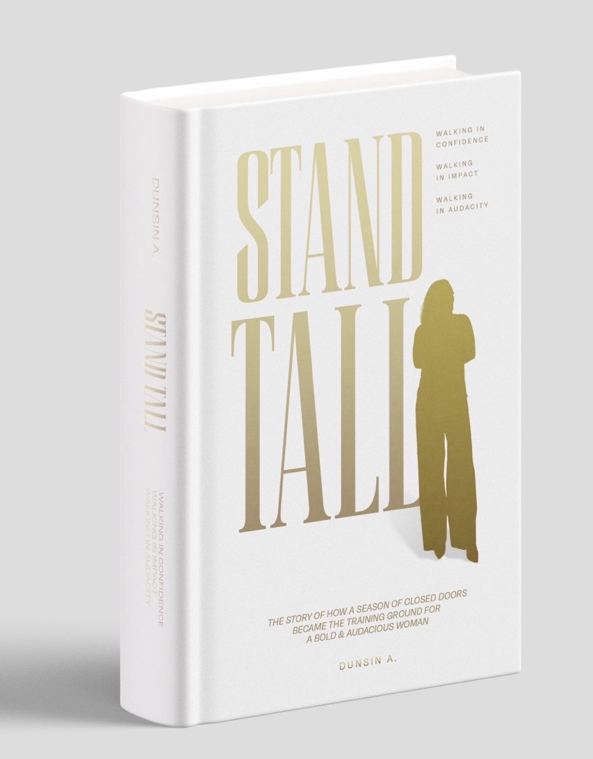 Stand Tall book cover, by Dunsin Adebimpe